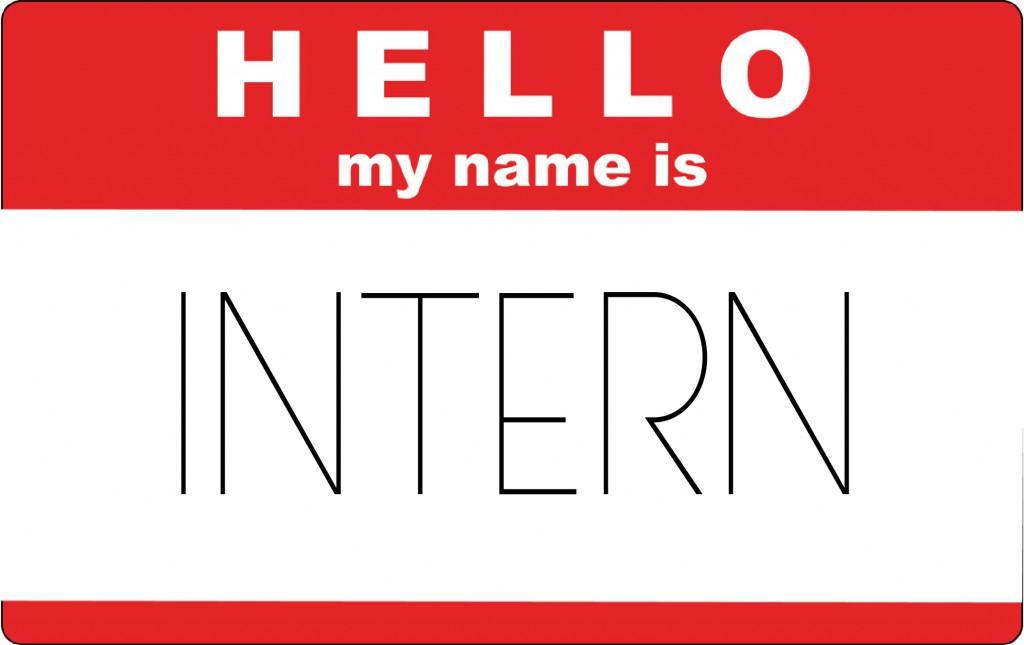 Digital marketing intern opportunities picture name tag.