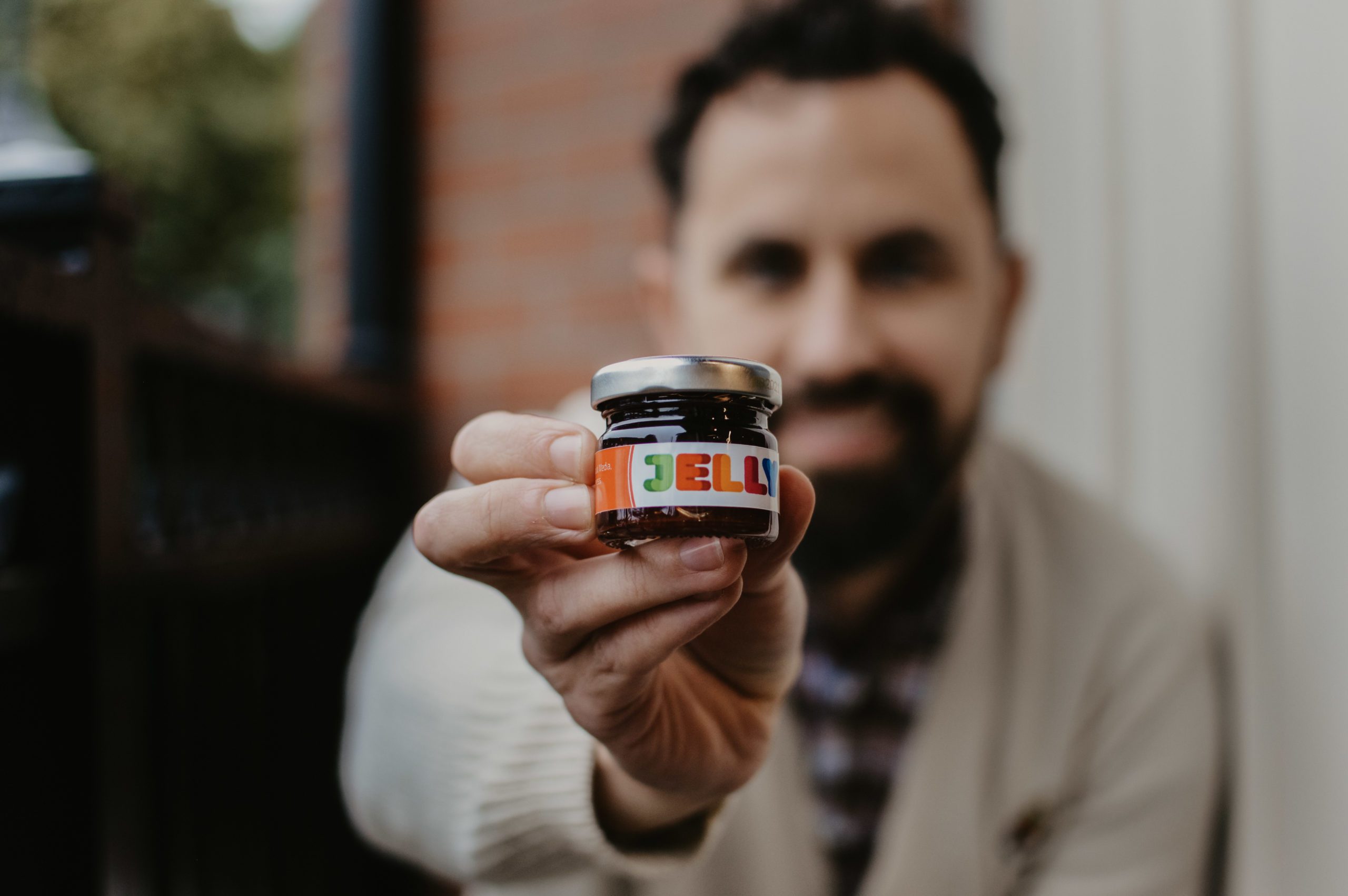 Darian Holding Jelly Jam - Jelly Marketing Founding Partner